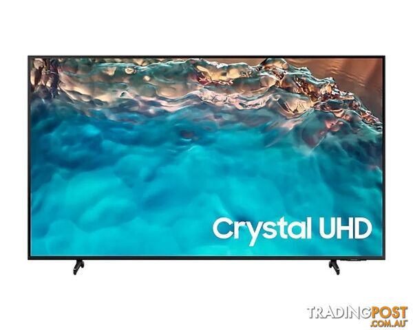 SAMSUNG 65" Crystal UHD 4K Smart TV (2022), Airslim Design, UA65BU8000. NB: