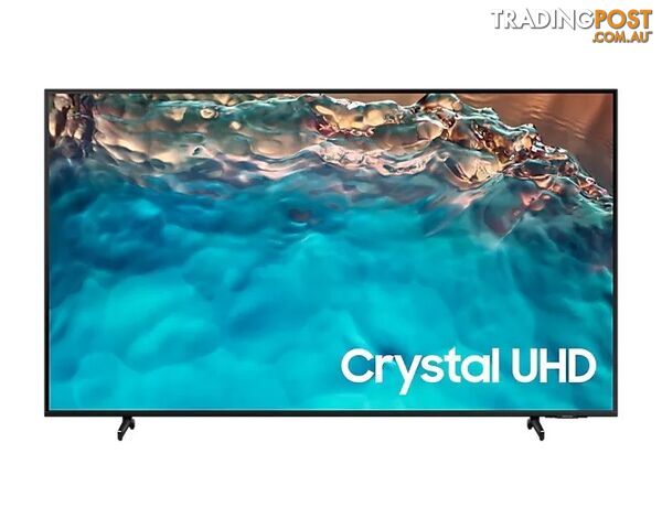 SAMSUNG 65" Crystal UHD 4K Smart TV (2022), Airslim Design, UA65BU8000. NB: