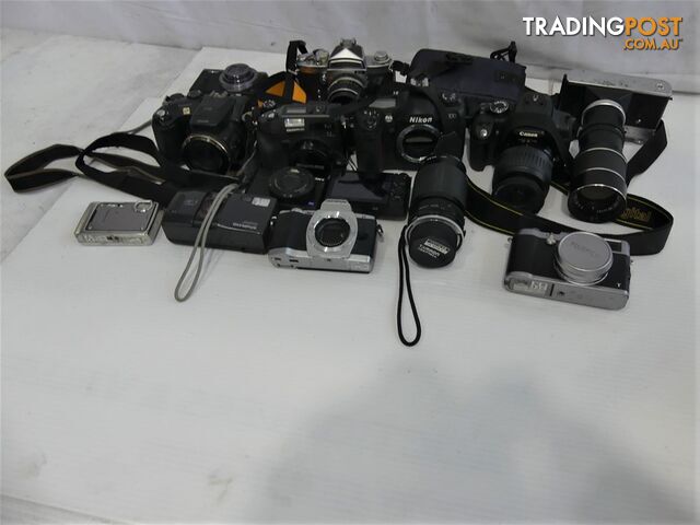 Bulk lot of Assorted of 13 Camera