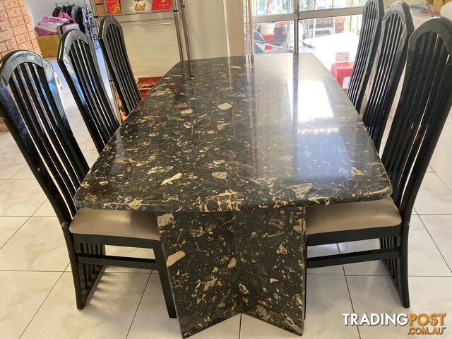 Super golden,  valuable, and condition, durable pure genuine marble table with chairs as a set