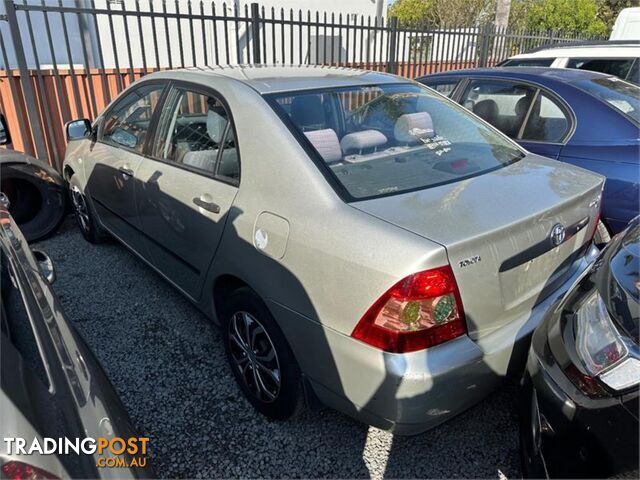 2006 TOYOTA COROLLA ASCENT ZZE122R5Y SEDAN