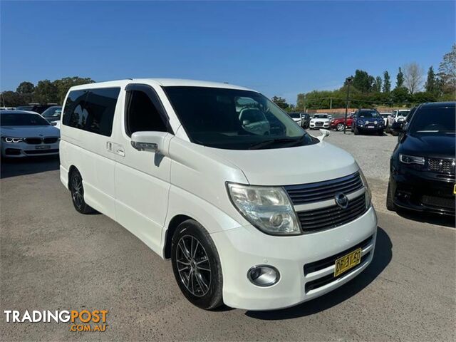 2009 NISSAN ELGRAND HIGHWAYSTAR E51 WAGON