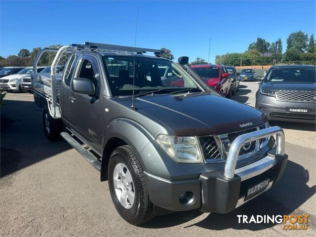 2010 NISSAN NAVARA ST X D40 CAB CHASSIS