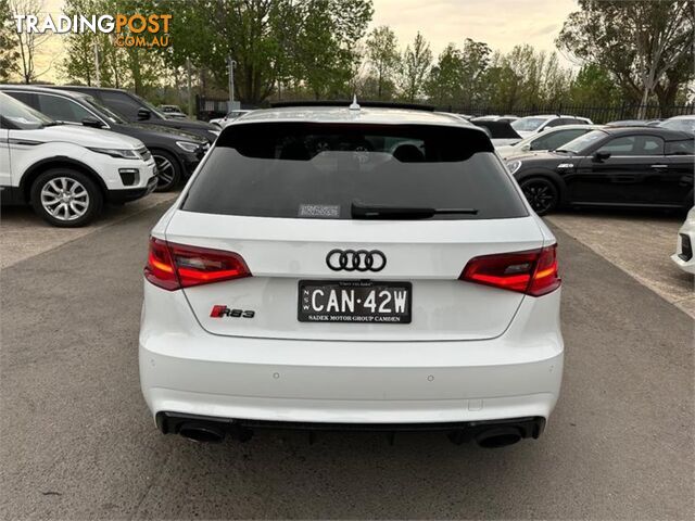 2016 AUDI RS3  8VMY16 HATCHBACK