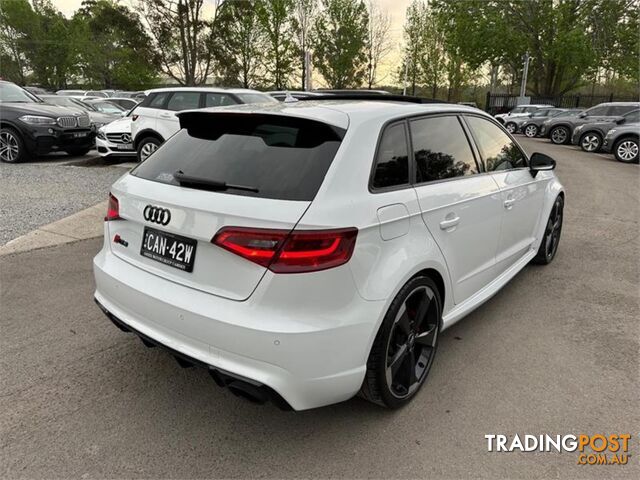 2016 AUDI RS3  8VMY16 HATCHBACK