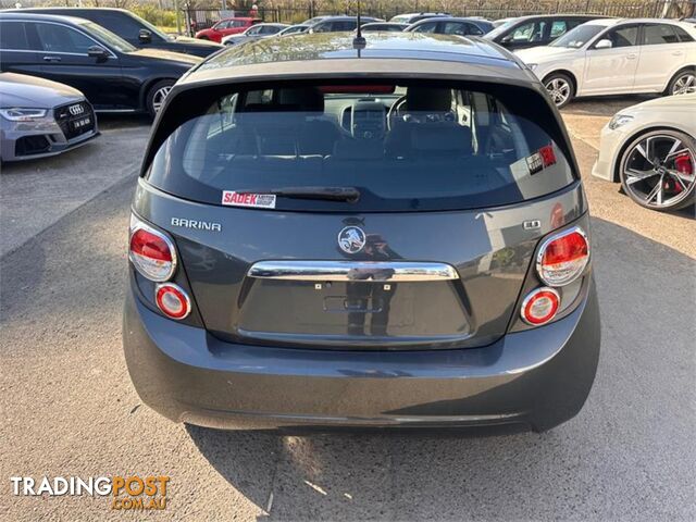 2016 HOLDEN BARINA CD TMMY16 HATCHBACK