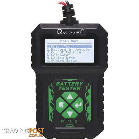 Q2118 12V 100-2000CCA DIGITAL BATTERY ANALYSER Q2120 REPLACEMENT - photo 2 of 3