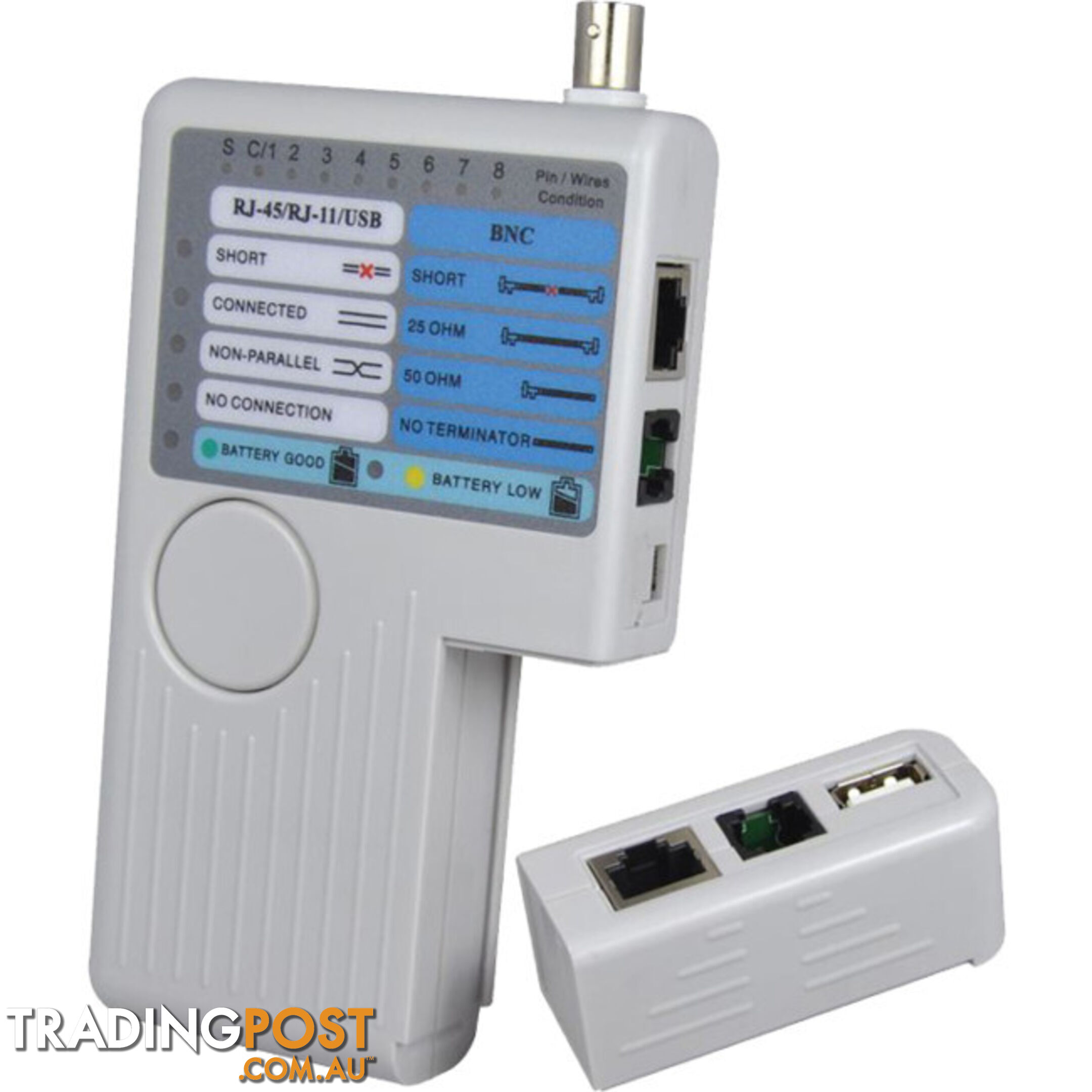 NF3468 CABLE CONTINUITY TESTER RJ11 RJ45 BNC COMMON USB CABLE