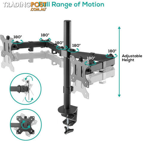 DC01K ACTIVIVA DUAL MONITOR ARM DOUBLE JOINT - photo 3 of 12