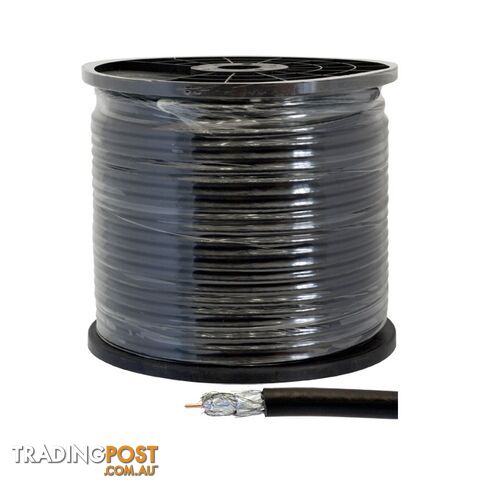 RG6QDR-100M QUAD SHIELD RG6 - 100M ROLL 75 OHM COAX CABLE - PER ROLL
