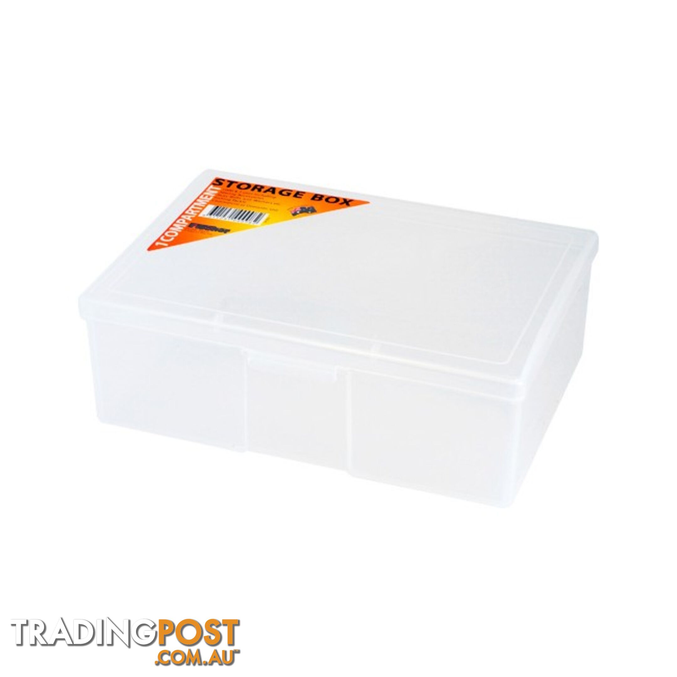 1H032 1 COMPARTMENT STORAGE BOX MEDIUM PLASTIC CASE