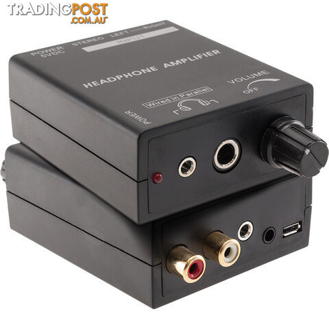 PRO1343 HEADPHONE AMPLIFIER STEREO 3.5MM AND RCA INPUTS