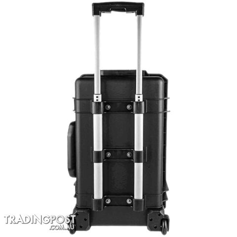 GS022 530X 355X 225 PROTECTIVE BLACK TROLLY CASE WITH FOAM GEARSAFE - photo 4 of 4