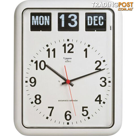 BQ12 ANALOGUE CALENDAR CLOCK WITH DAY DATE AND MONTH - JADCO