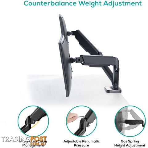 DGC01K GAS SPRING DUAL MONITOR ARM ACTIVIVA - photo 2 of 12