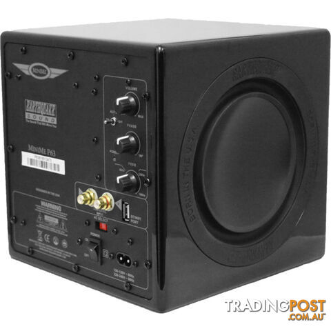 MINIMEP63B MINIME P63 3 SIDED 6.5" SUB BLACK COLOUR - photo 2 of 2