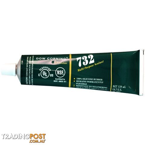 S732CL 139ML SILASTIC SILICON - CLEAR 732 DOW CORNING MULTI SEALANT