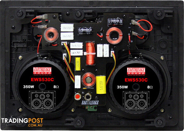 EWS530C 5.25" EDGELESS INWALL SPEAKER 3 WAY LCR 350W SOLD AS SINGLE - photo 2 of 2
