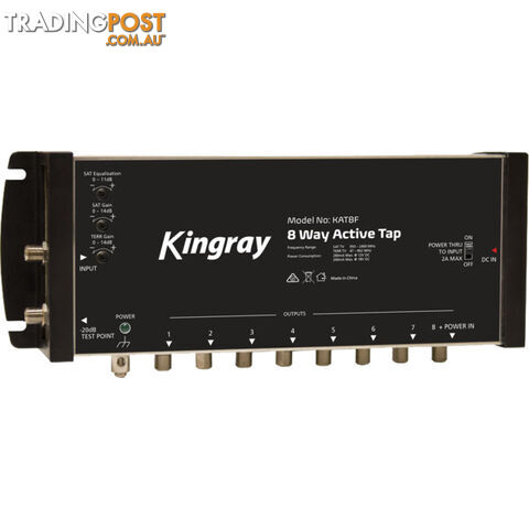 KAT8F 8 PORT ACTIVE TAP 47-2400 MHZ F31011 - photo 2 of 2