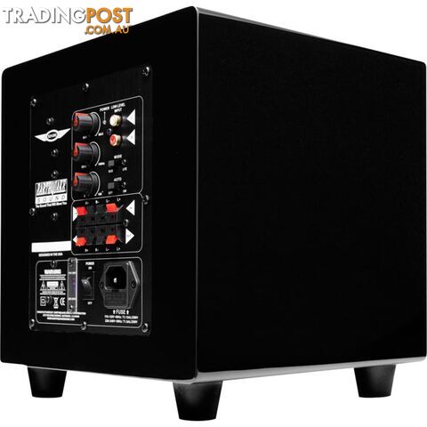 MINIMEFF8-V2 8" POWERED SUBWOOFER 320W W/ SLAPS FRONT FIRING BLACK - photo 4 of 5
