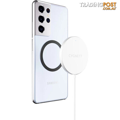 WCC1W MAGCHARGE WIRELESS CHARGING CABLE 1.2M WHITE MAGSAFE AND QI COMPATIBLE - photo 5 of 5