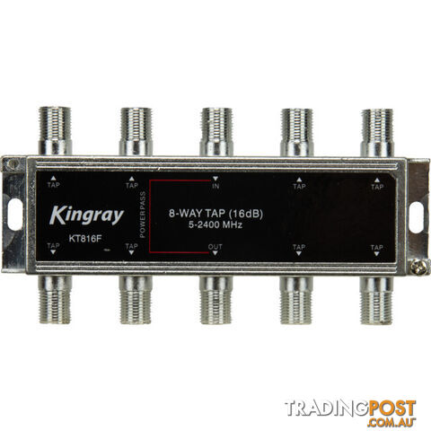 KT816F 8 WAY 16DB TAP 5-2400MHZ POWER PASS FOX APP. F30969