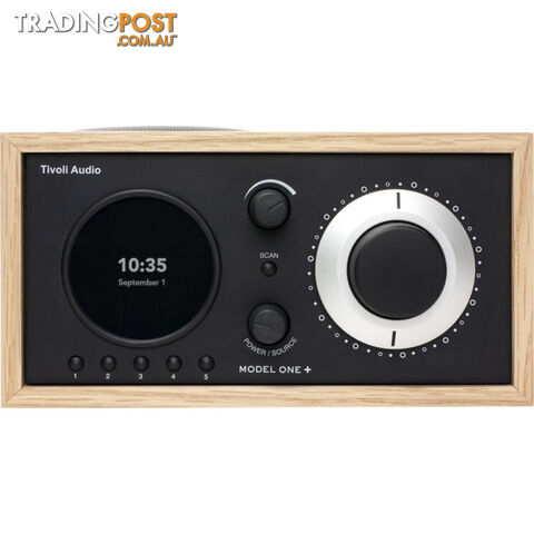 M1POBB MODEL ONE PLUS -OAK / BLACK DAB+/FM/ BLUETOOTH CLOCK RADIO - photo 3 of 4