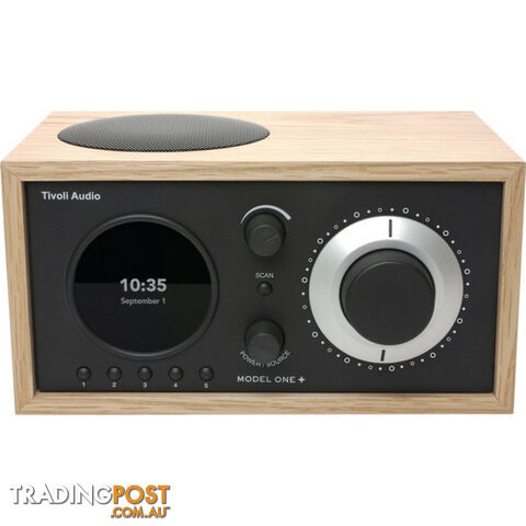 M1POBB MODEL ONE PLUS -OAK / BLACK DAB+/FM/ BLUETOOTH CLOCK RADIO - photo 2 of 4
