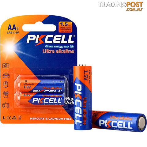 PKAL2PAA 1.5V ULTRA ALKALINE AA BATTERY 2PK LR6 ULTRA DIGITAL