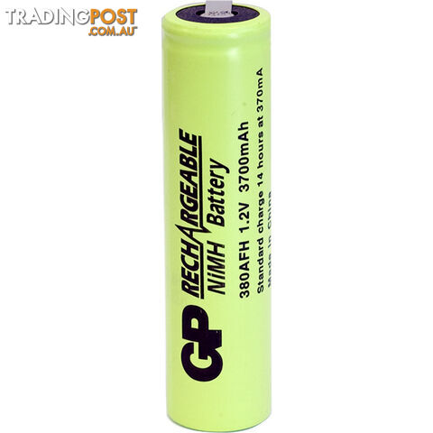 GP380AFHT 3700MA 7/5AF NIMH WITH TAGS RECHARGEABLE BATTERY GP