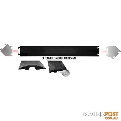 CS04I LIGHT DUTY PEDESTRIAN COVER OFFICE CABLE RAMP 38MM CHANNEL