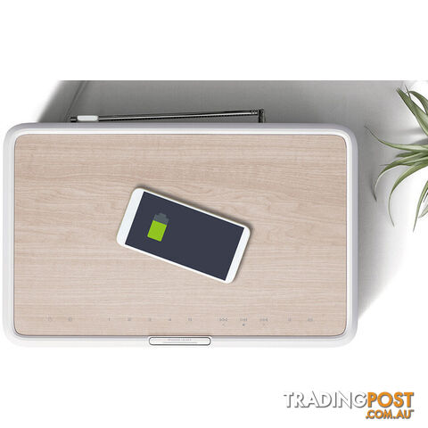 TSXB237DBIR DAB+ DESKTOP AUDIO SYSTEM BLUTOOTH &QI CHARGER- BIRCH/WH - photo 4 of 6