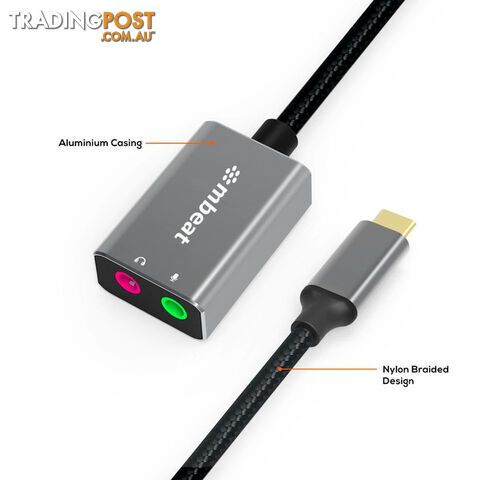 LC7978 USB-C TO AUDIO AND MIC ADAPTER TOUGHLINK - photo 4 of 7