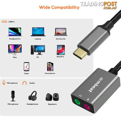LC7978 USB-C TO AUDIO AND MIC ADAPTER TOUGHLINK - photo 5 of 7