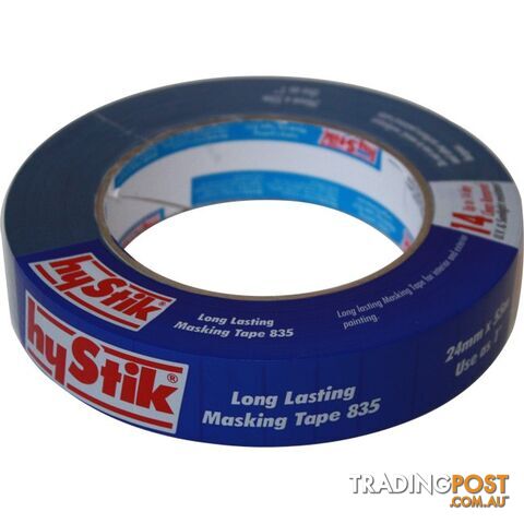 835MT24 14 DAY OUTDOOR MASKING TAPE 24MM X 55MT ROLL LONG LASTING