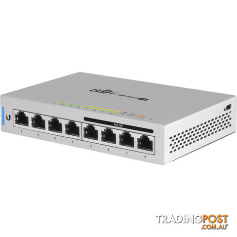 US-8-60W UNIFI 8 PORT 60W POE SWITCH 4 X POE PORTS - photo 3 of 10