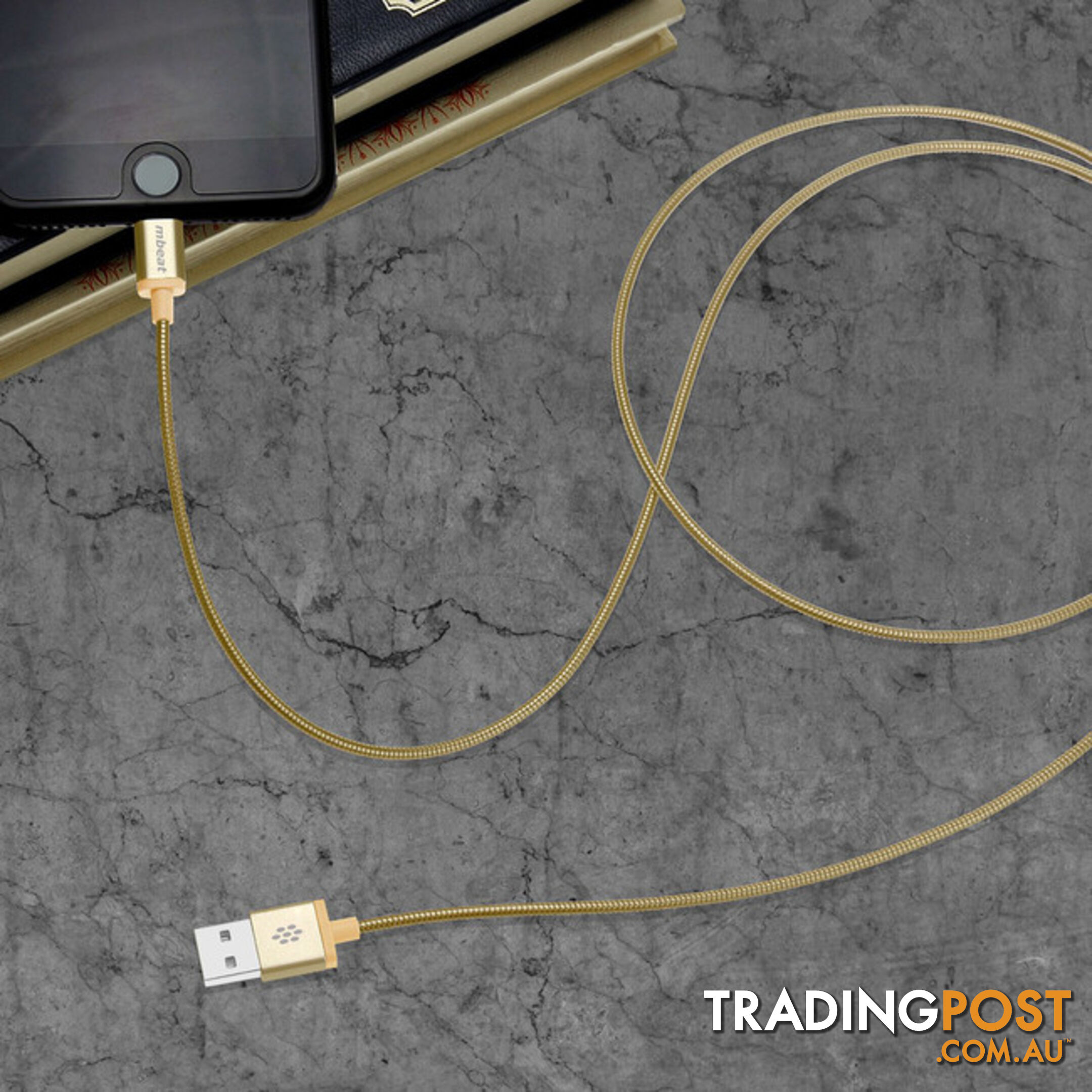 ICA-GLD 1.2M LIGHTNING CABLE GOLD MFI TOUGHLINK