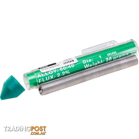 ZD1613A 1MM X 20G SOLDER WIRE SN 60% PB 40%