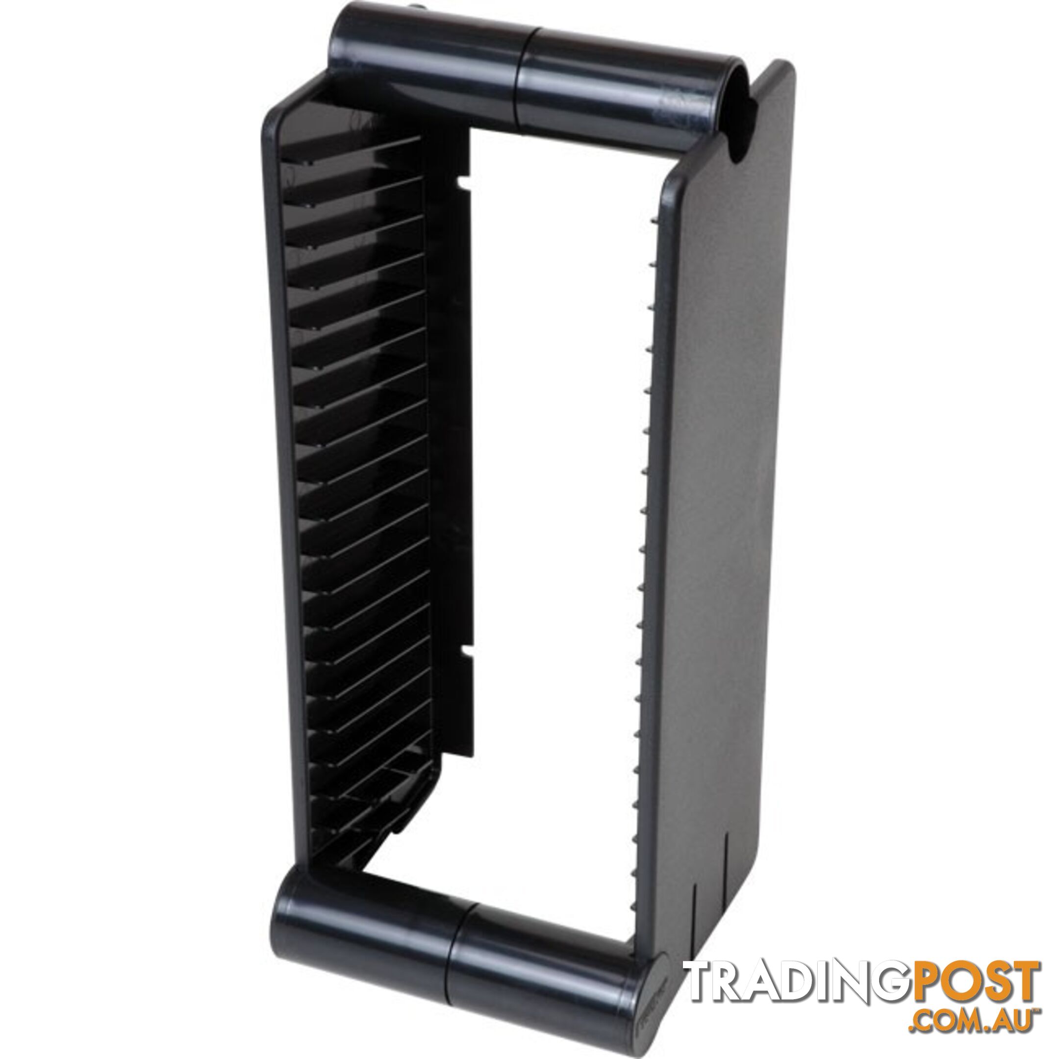 1A054BK 20 UNIT CD RACK / STAND FISCHER PLASTIC