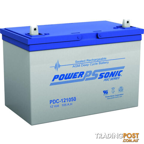 PDC121050 12V 105AMP AGM DEEP CYCLE SLA B TERMINAL - photo 2 of 2