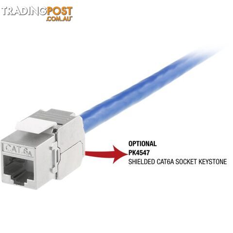 SSTPCAT6BL-1M SSTP CAT6 SOLID BLUE -1M SHIELDED - PER METRE (305M) - photo 2 of 2