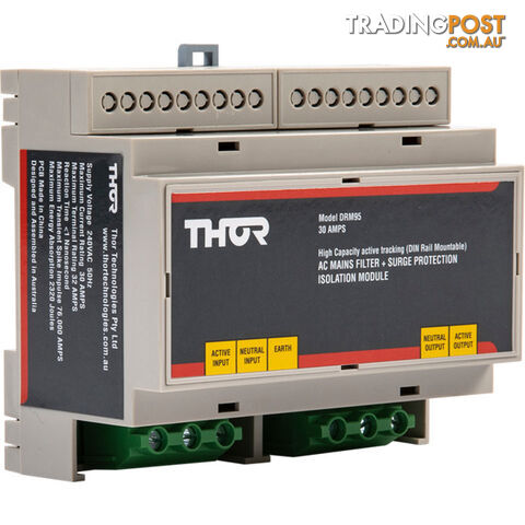 DRM95-30A HARD WIRED DIN RAIL MOUNT- 30A THOR ACTIVE FILTER - photo 2 of 3