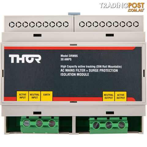 DRM95-30A HARD WIRED DIN RAIL MOUNT- 30A THOR ACTIVE FILTER