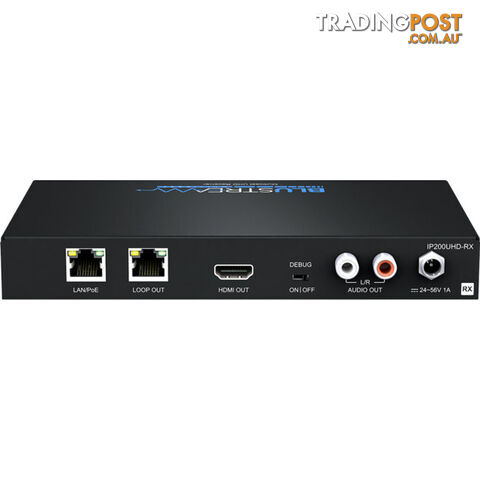 IP200UHDRX IP MULTICAST UHD VIDEO RECEIVER 100M OVER 1GB BI-DIR IR RS232 POE - photo 3 of 5