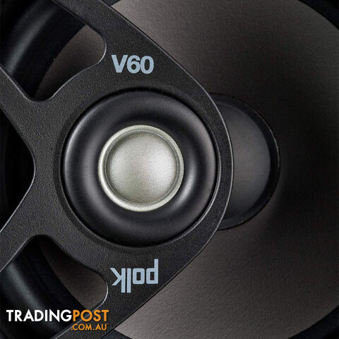 V60 6.5" 100W 2 WAY CEILING [EACH] SPEAKERWAFER-THIN SHEER GRILLE - photo 3 of 4