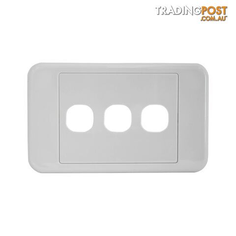PK4584 3 GANG WALL PLATE SUITS CLIPSAL 2000