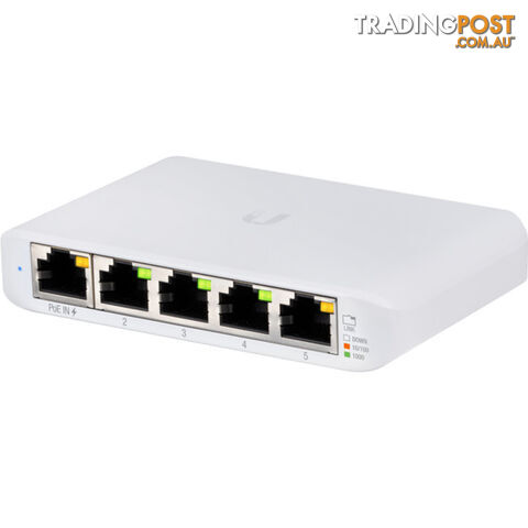USW-FLEX-MINI UNIFI 5 PORT GIGA SWITCH L2 POWERED BY POE AND USB-C