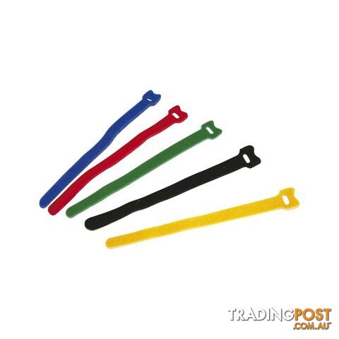 MSV308 8" NYLON VELCRO CABLE TIE (15) 15PK / PACK OF 15