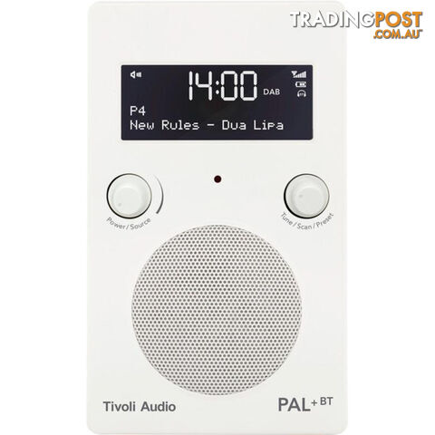 PAL+BT-WHT BLUETOOTH- DAB+ - FM PORTABLE RADIO - WHITE - photo 2 of 5