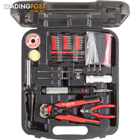 TS1115 SOLDERING GAS KIT WITH CRIMPER SCREWDRIVERS HEATSHRINK - photo 2 of 2